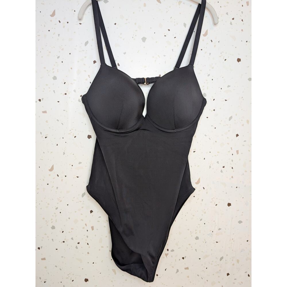 Victoria’s Secret sexy slimming Black One Piece Strappy Swimsuit Size XXL